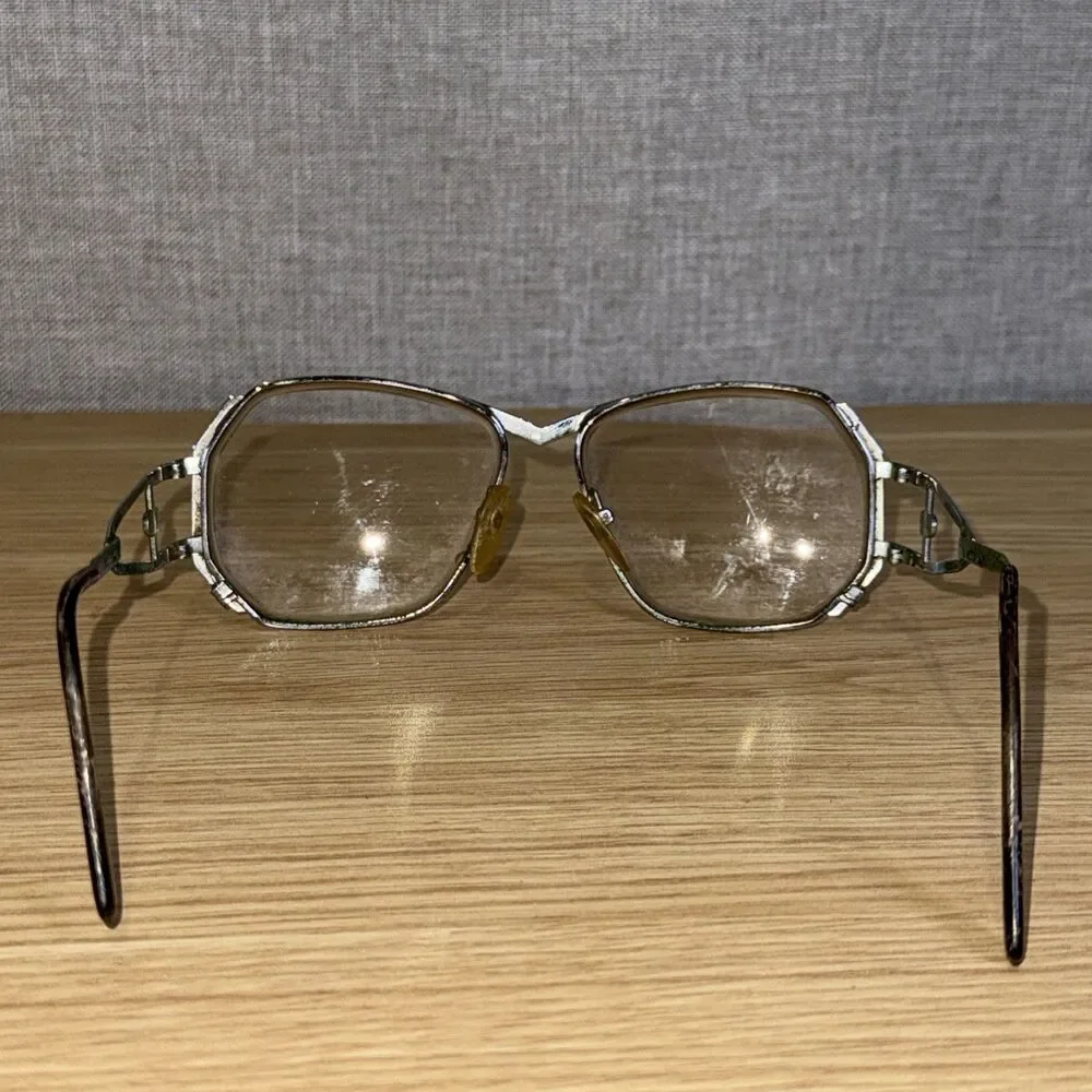 Vintage Landolfi 4022 Octagon Geometric Eyeglass Frames Retro 80s Designer HTF